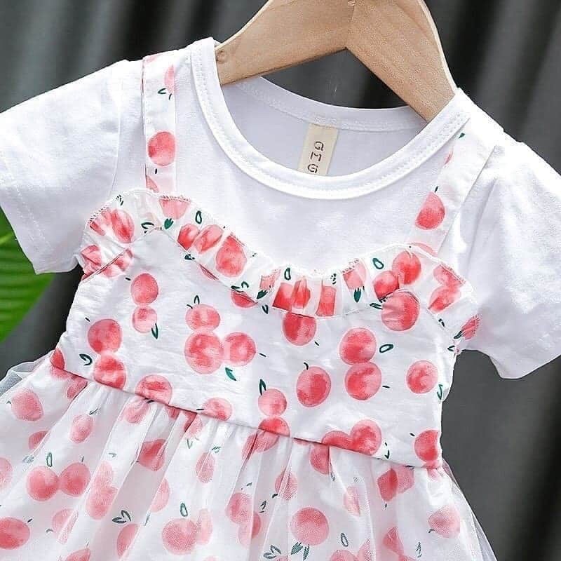 Dress Anak Import / Dress Apple Wanne Bie