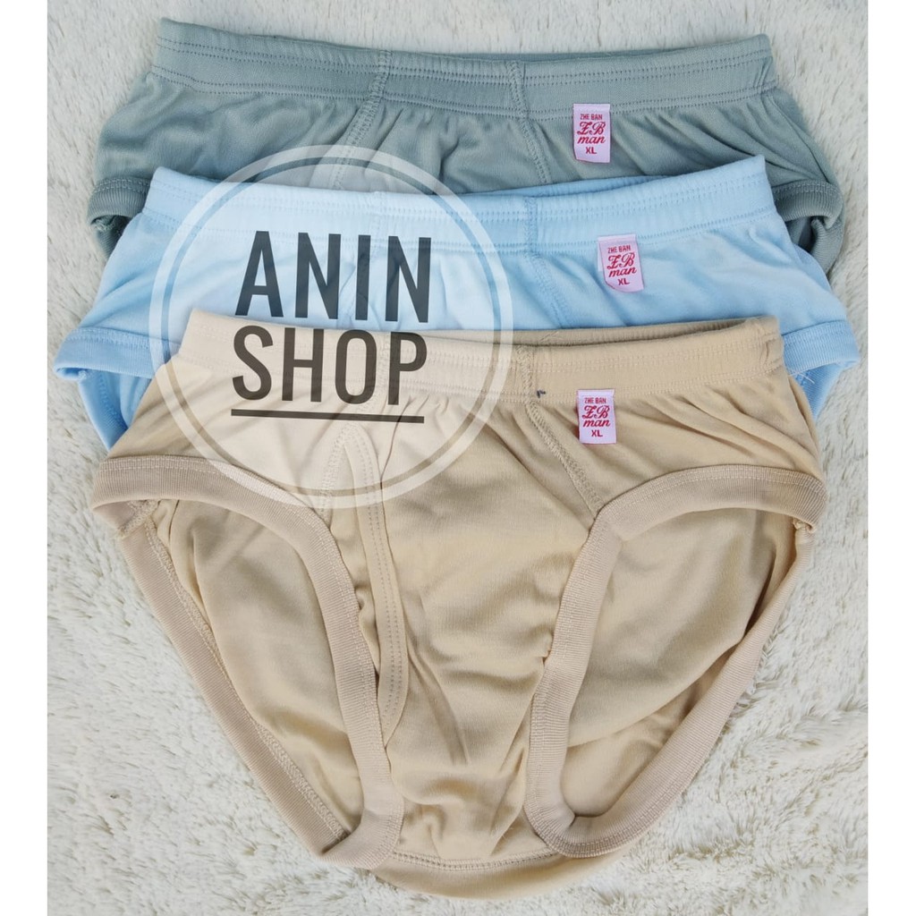 Grosir [6 Pcs] CD ZB MAN KERUT |Celana Dalam Pria Karet Kerut | CELANA DALAM DEWASA