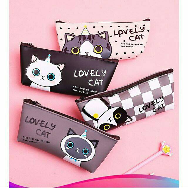 

Tempat pensil/ kotak pensil Lovely Cat
