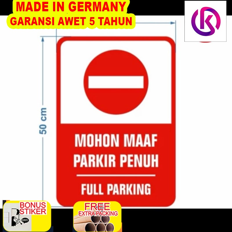 

Murah Sign dilarang masuk uk 35 x 50cm