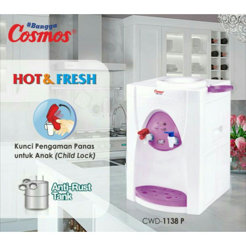 COSMOS CWD-1138 P DISPENSER AIR / DISPENSER COSMOS CWD1138P HOT & FRESH / COSMOS CWD 1138P DISPENSER