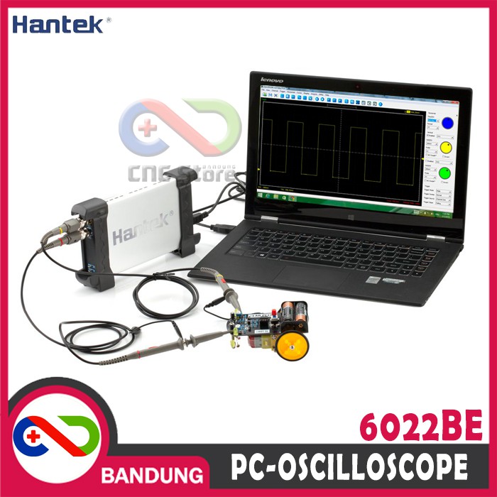 HANTEK 6022BE DIGITAL PC OSCILLOSCOPE OSILOSKOP 20MHZ 2 CHANNEL