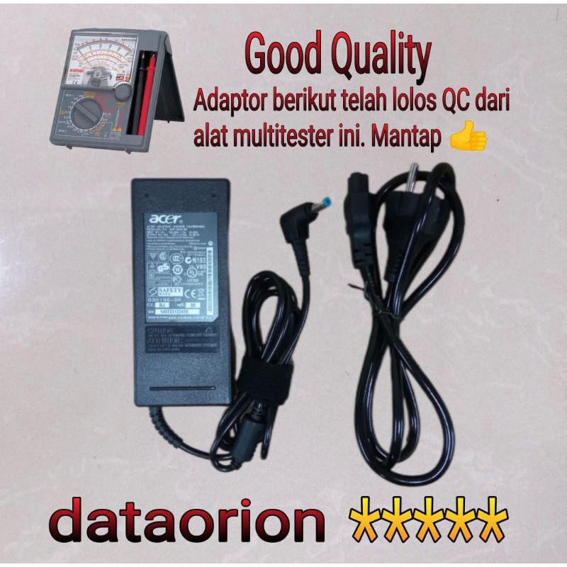 Adaptor Charger acer 19V 4.74A DC 5.5*1.7mm