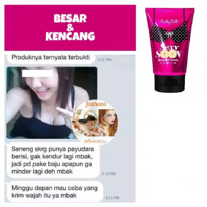 [ BPOM EXP. ] Cream Pembesar Dan Pengencang Payudara ASLI Original Krim Sexy Boobs Ampuh Cepat Alami