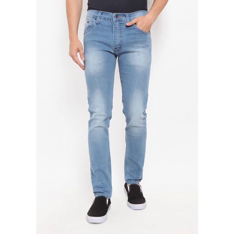 [HEMMEH] Skinny FIT PENCIL BLUE OCEAN DENIM