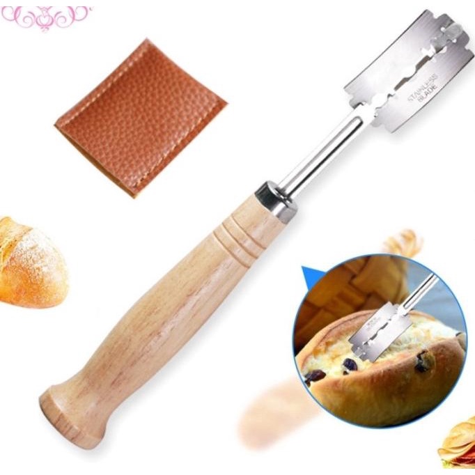 

Pisau Sourdough Lame Bread Scoring Knife / Bread Cutter TERLARIS