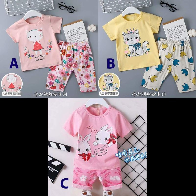 Playsuit/ Setelan Anak Perempuan Kategori I