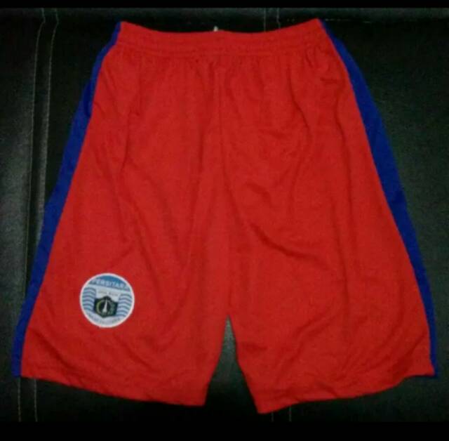 Celana Bola Persitara Away 2018 Merah Liga Gojek Jakarta Utara Lokal