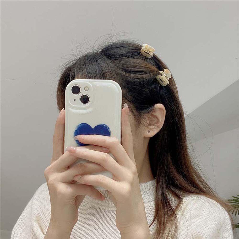 NEEDWAY Needway Asetat Hiu Klip Hadiah Fashion Elegan Besar Manis Champagne Perempuan Hair Clip