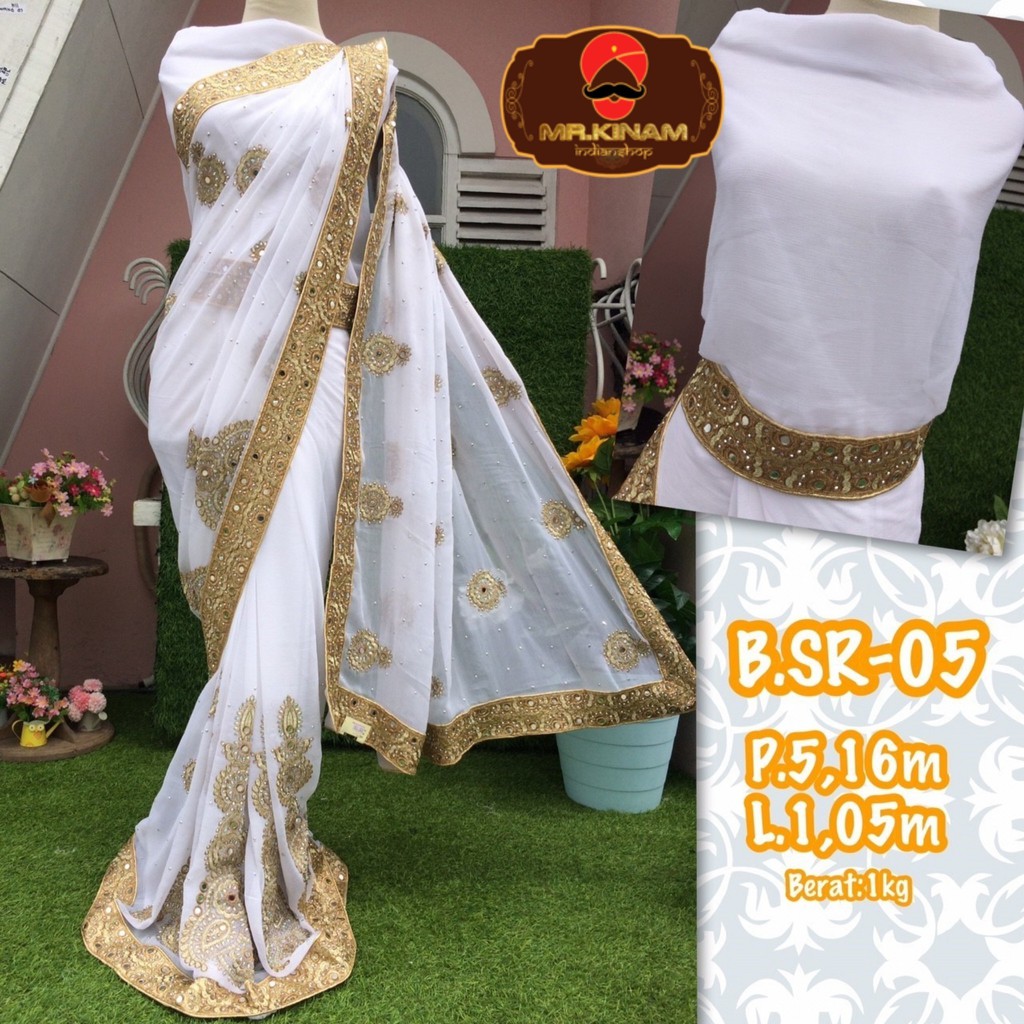 SAREE INDIA [B.SR-0510] | KAIN SAREE INDIA | SAREE LILIT INDIA | BAJU INDIA