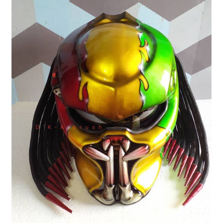 HELM CUSTOM / HELM PREDATOR / HELM BY D'K_A.BRUSH /SNI DOT