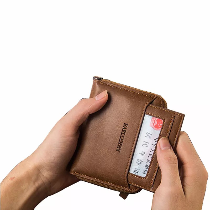 Dompet Pria Murah Baellery Kecil Bahan Sintesis Simple Wallet