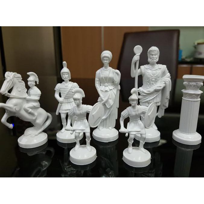 PALING MURAH  Biji-Buah-Bidak Catur Unik White Black (Chess Master)