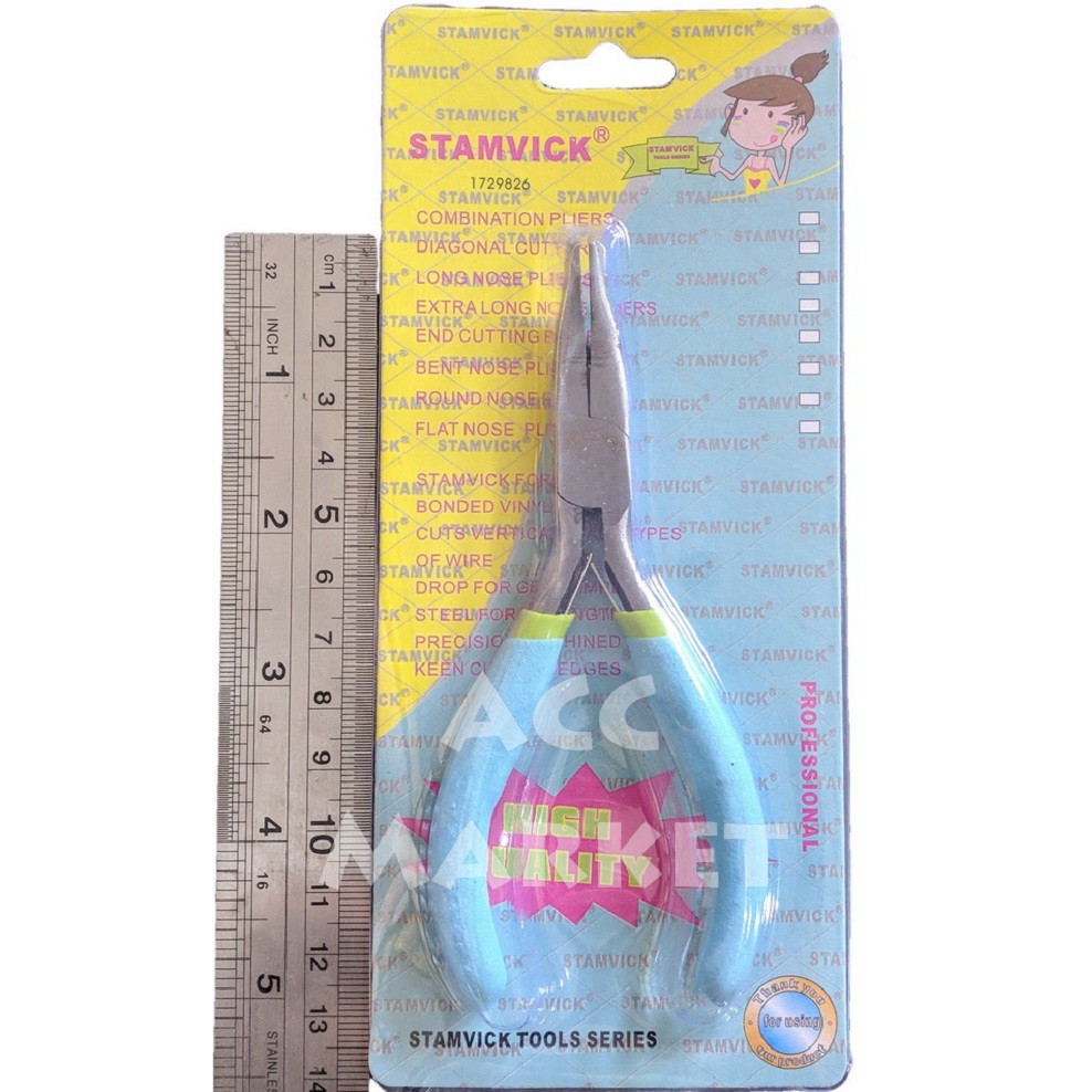 Alat Tang Jepit MINI LANCIP BENGKOK 4.5 Inch Bent Nose Pliers