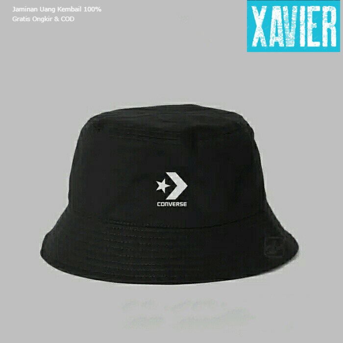TOPi Bucket Hat Cap Distro CONVERSE ALL STAR allstar chuck taylor polos custom indonesia pria wanita