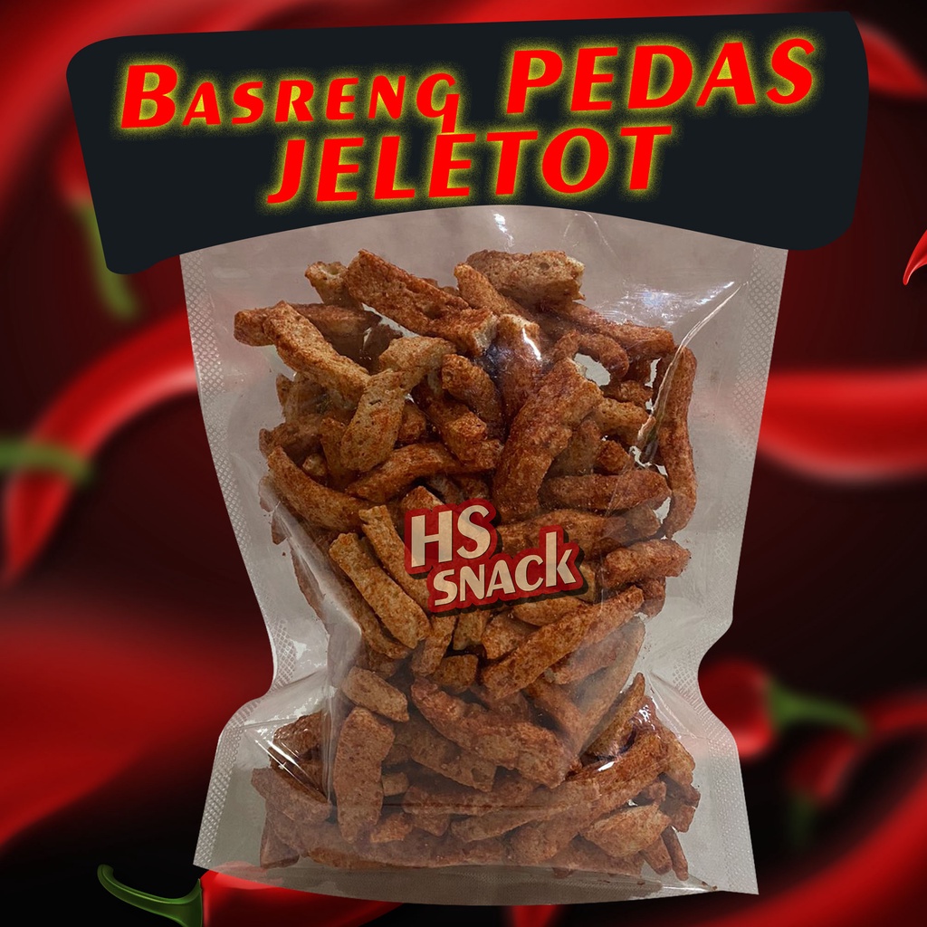 

hs snack - BASRENG STIK PEDAS / BASO GORENG / BASRENG VIRAL SULTAN 180g