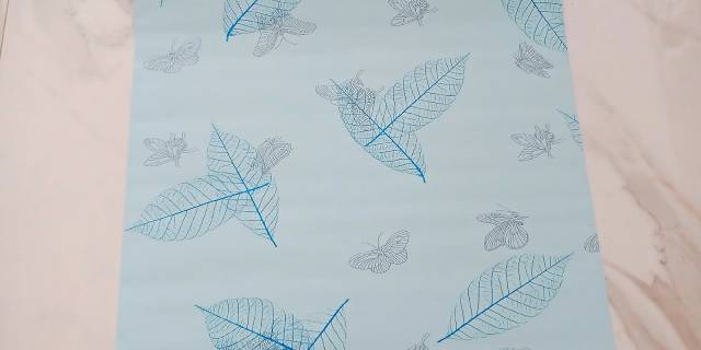 21 Wallpaper Daun Kupu Biru Rona Wallpaper