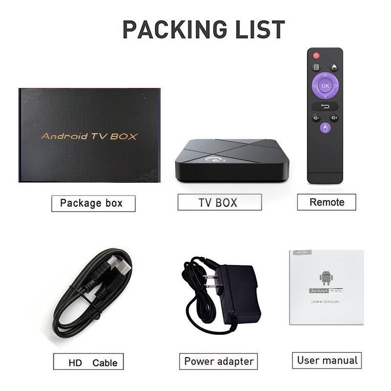 TV Box Android/STB Ram 2GB/16GB Android 9 MiniX3
