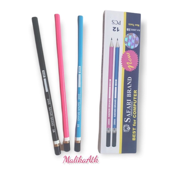 

Pensil 2B Safari Brand Pensil Ujian