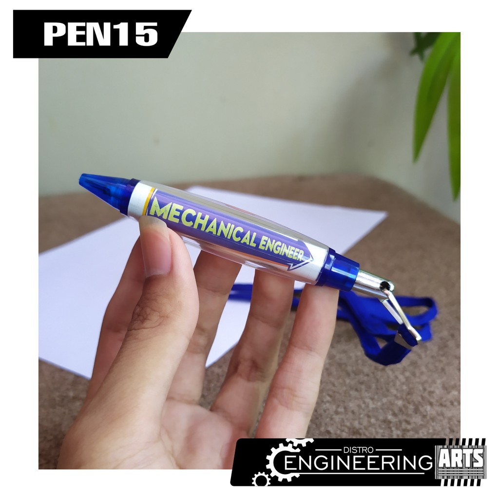 

Pulpen Biru Kalung Sticker Desain Mechanical engineer - PEN15