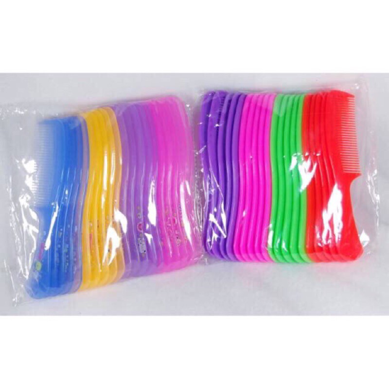 Sisir Besar 10pc Gagang Warna grosir lusinan