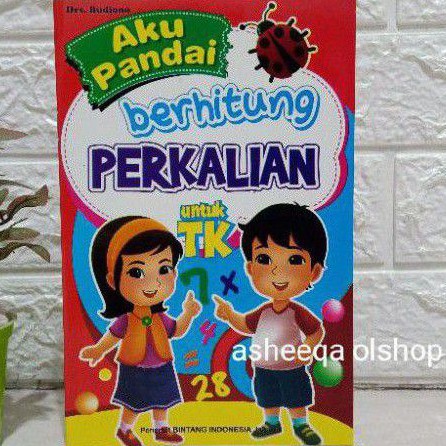 Buku Aku Pandai Berhitung Perkalian untuk TK