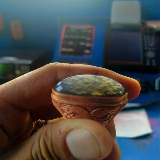 Batu pandan semu lumut Natural