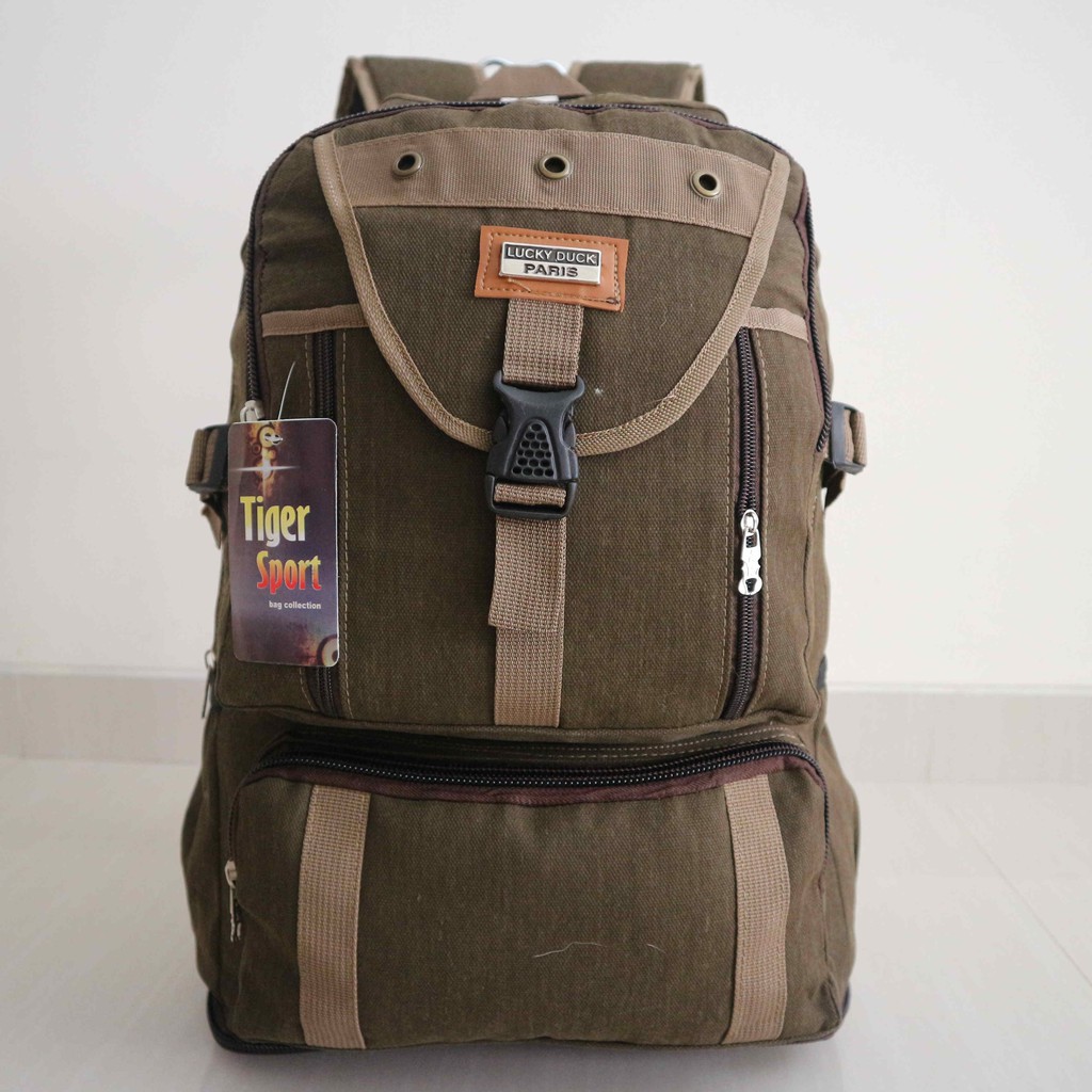  Jual  Tas  Kanvas Ransel Backpack Gunung Mudik Besar  Kuat 