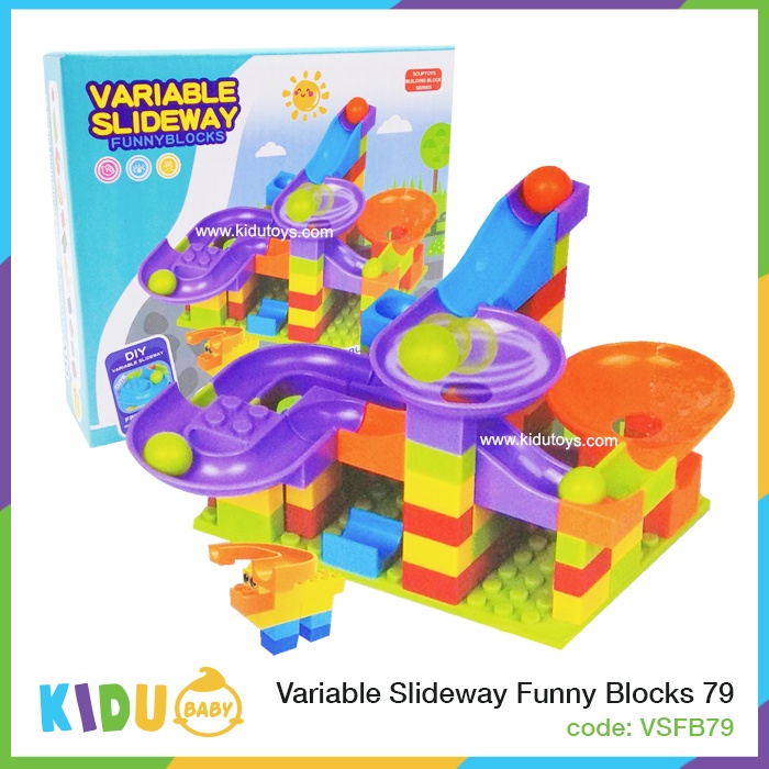 Variable Slideway Funny Blocks 79 Kidu Baby