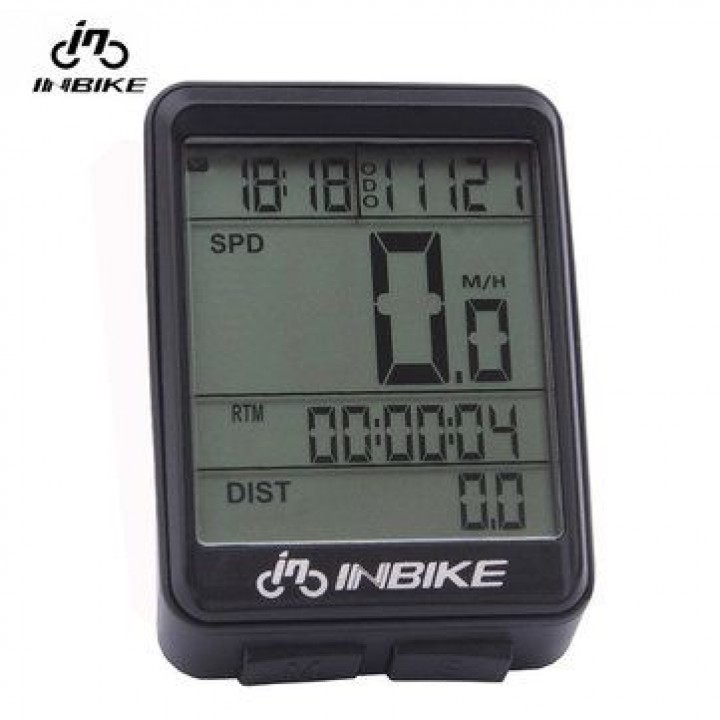 INBIKE IN321 Bicycle Waterproof LCD Odometer Speedometer Backlight