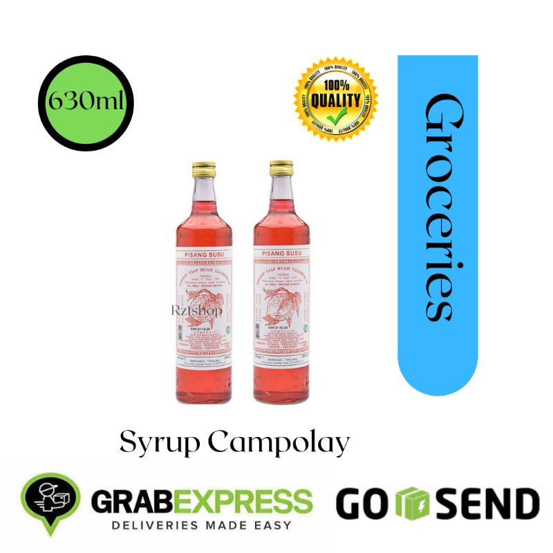 

Syrup Campolay 630ml - rasa pisang