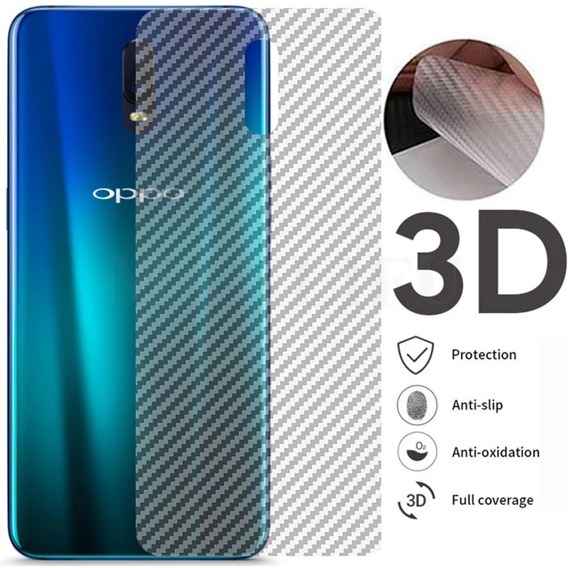 Pelindung Layar Carbon Fiber Untuk OPPO A16K A16e A15 A15S A55 A54 A93 A94 A95 A96 A53 A52 A92 A72 A31 A91 A9 A5 A12 F11 Reno 7 6f 4Z 5F 6Z 3z 4Z