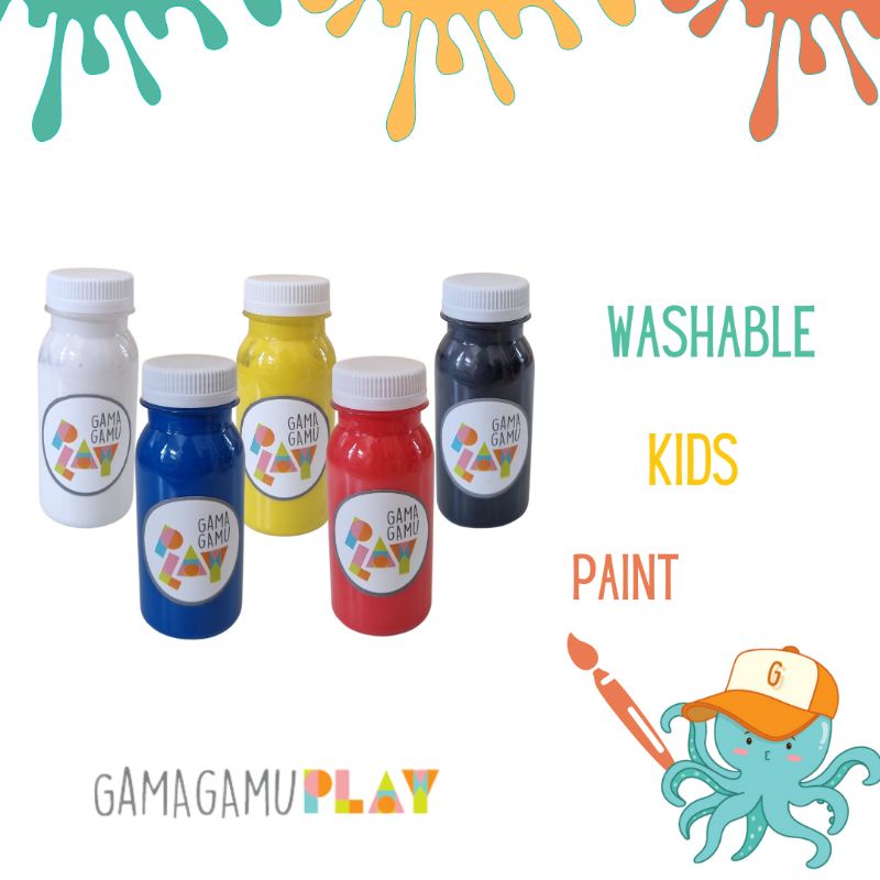 

GamaGamu Play - Cat Air Lukis Anak Finger Paint Washable Mainan Edukasi