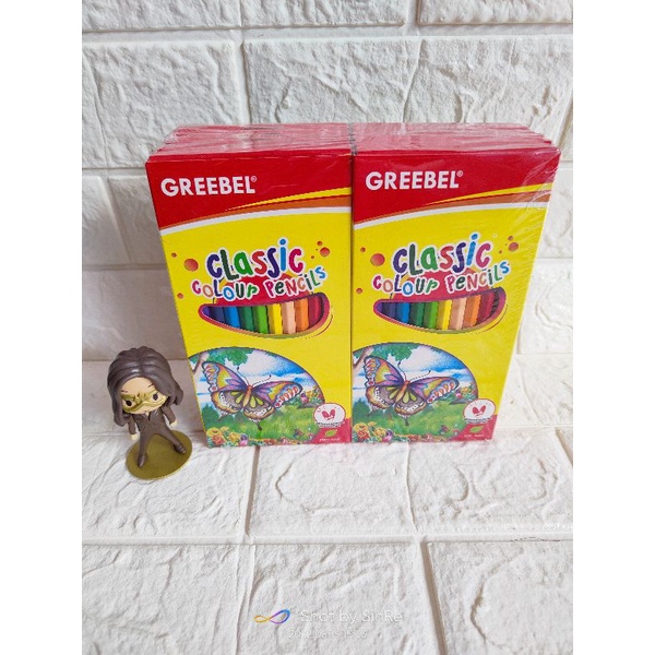 

12 warna Panjang!! Pensil warna greebel 12 panjang/classic colour pencils/pensil warna klasik greebel