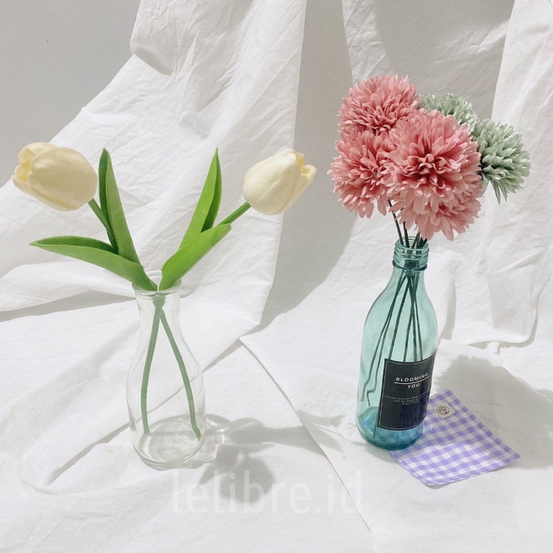 VAS BUNGA AESTHETIC, VAS BUNGA KACA, VAS SCANDINAVIAN, VAS GLASS FLOWER, VAS, VAS AESTHETIC, VAS BES