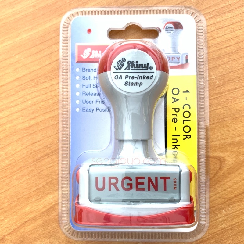 

OA Pre-Inked Stamp URGENT Shiny NU03