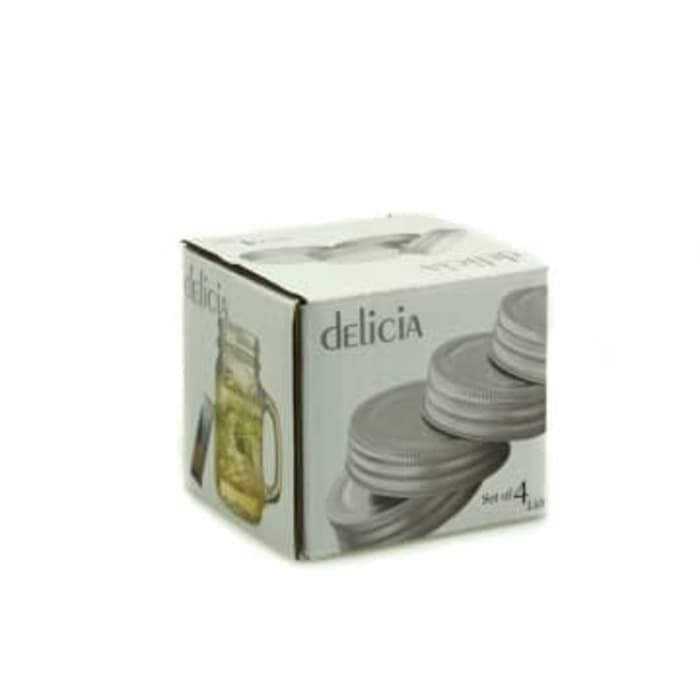 DELICIA TUTUP TOPLES MASON   4 PCS