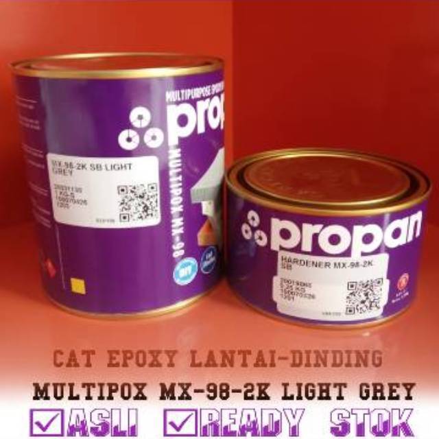 CAT LANTAI DINDING EPOXY MULTIPOX MX 98 LIGHT GREY 1KS P CAT LANTAI DINDING EPOXY MULTIPOX MX 98 LIGHT GREY 1KS P