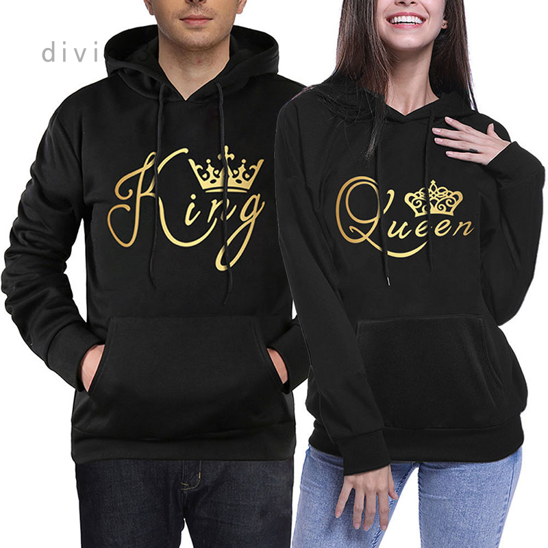 king and queen hoodies with dates