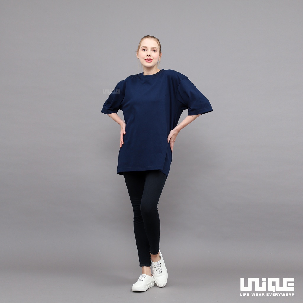 UNIQUE - (Basic Series) Kaos Polos Oversize Basic Midnight Blue