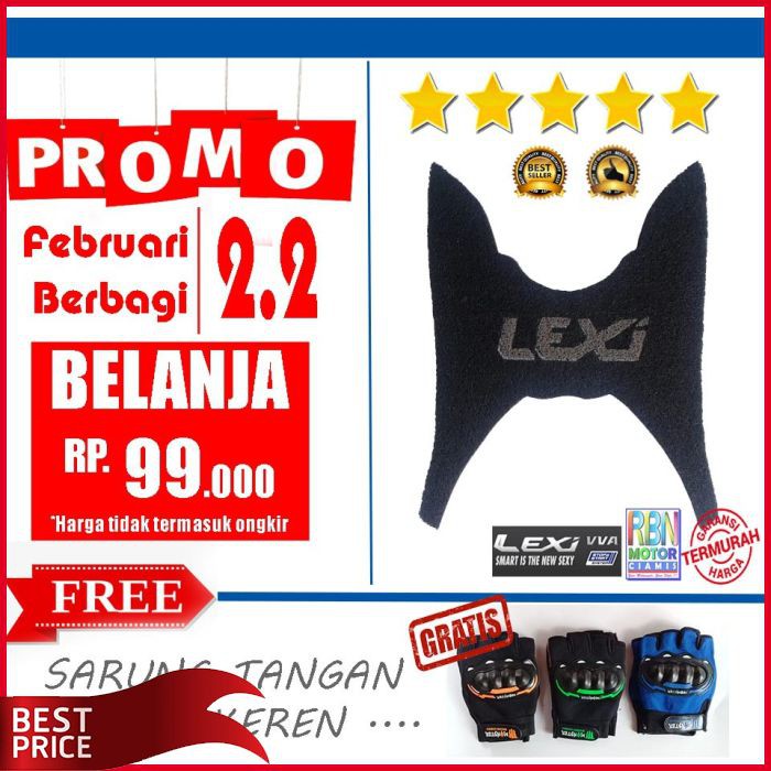 Aksesoris Motor Yamaha Lexi Karpet Motor Yamaha Lexi Costum new