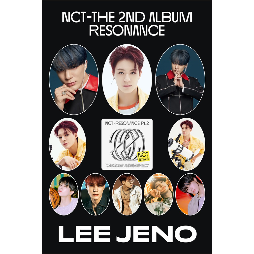 Stiker nct dream jeno Kpop sticker a6 Nct 2020 Resonance arrival