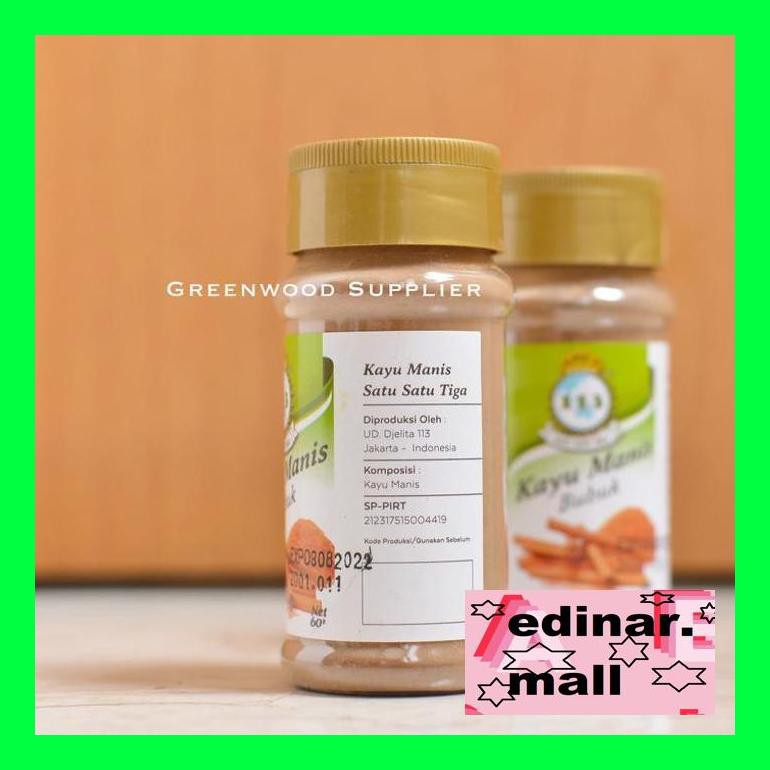 

50Siusbu Kayu Manis Bubuk / Cinnamon Powder (60G) Bud050S