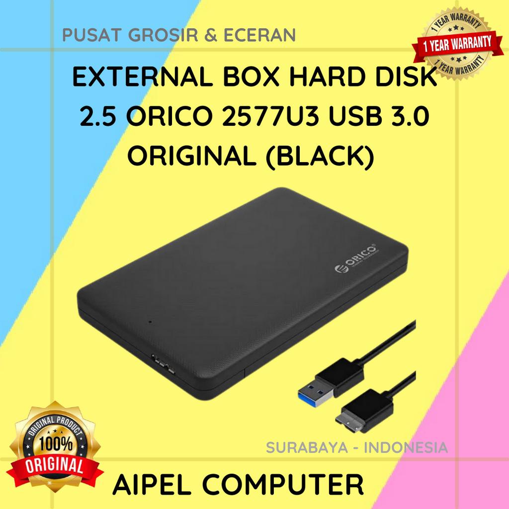 2577U3 | EXTERNAL BOX HARD DISK 2.5 O R I C O 2577U3 USB 3.0 ORIGINAL (BLACK)