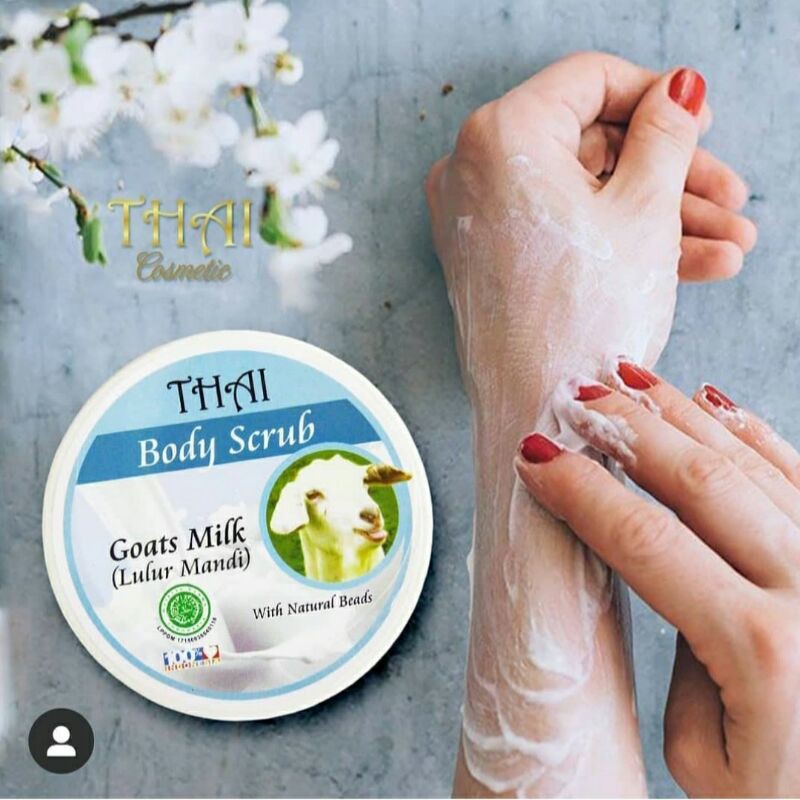 THAI BODY SCRUB GOATS MILK LULUR MANDI SUSU KAMBING ANGKAT DAKI - BODY SCRUB