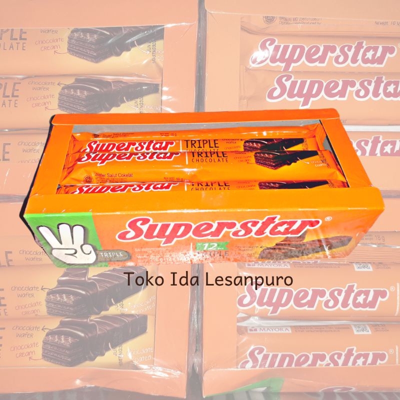 

Superstar Triple Chocolate Box | Toko ida Lesanpuro
