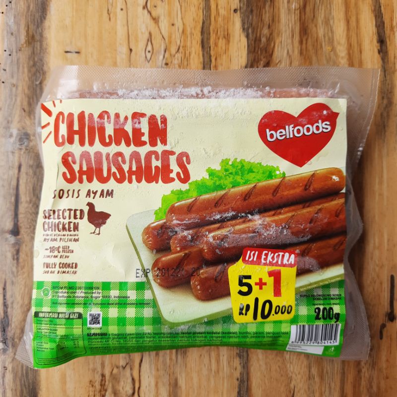 

Sosis Ayam Belfoods isi 6 200gr Frozen Food Bandung Cileunyi Jatinangor