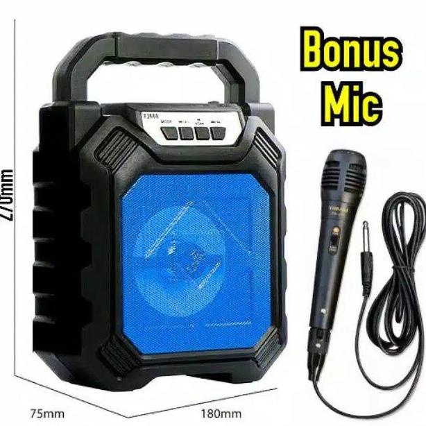 Speaker Bluetooth +Mic Karaoke Yd 668 Wireless Bluetoot Bass Plus Mic