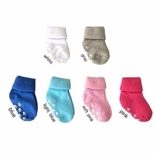 Kaos Kaki Bayi 0-1 tahun Import / Kaos Kaki Bayi Anti Selip / Kaos Kaki Bayi Anti Licin 0 bulan baru