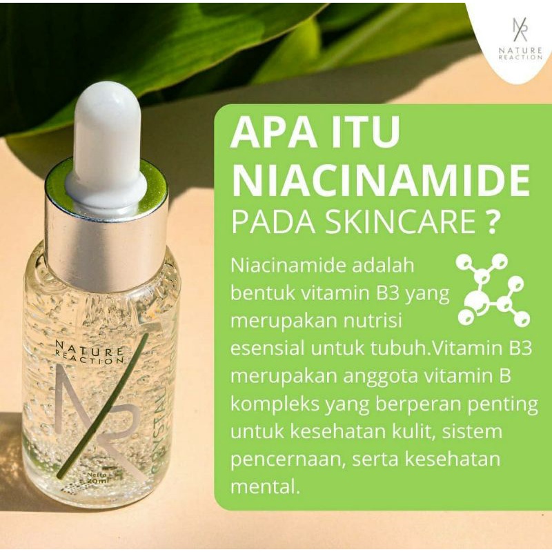 NR Serum Wajah Glowing Nature Reaction Crystal Bright Serum BPOM ORIGINAL Face Serum Bright Serum-3